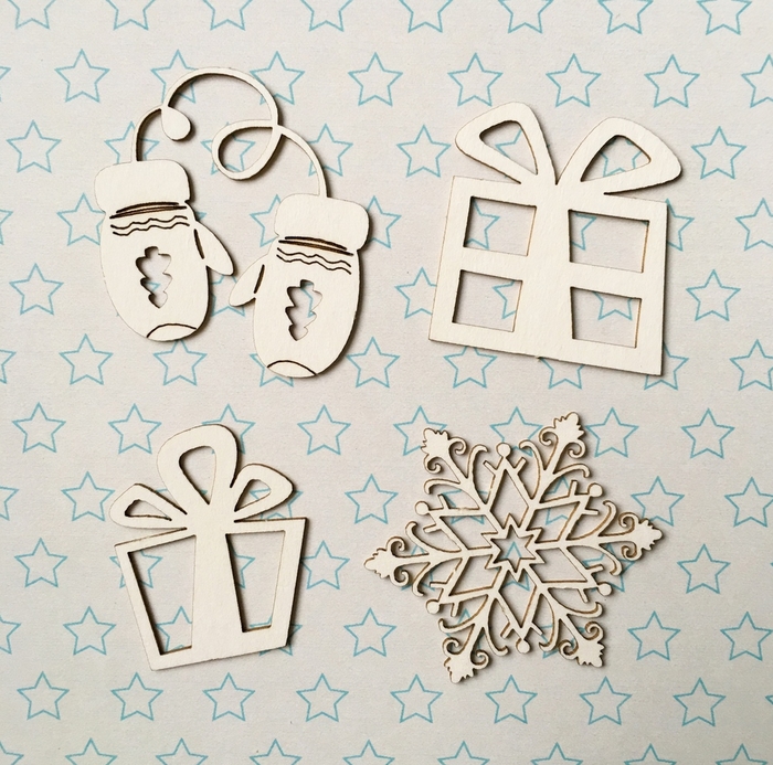 Чипборд MONAdesign "Новый год"