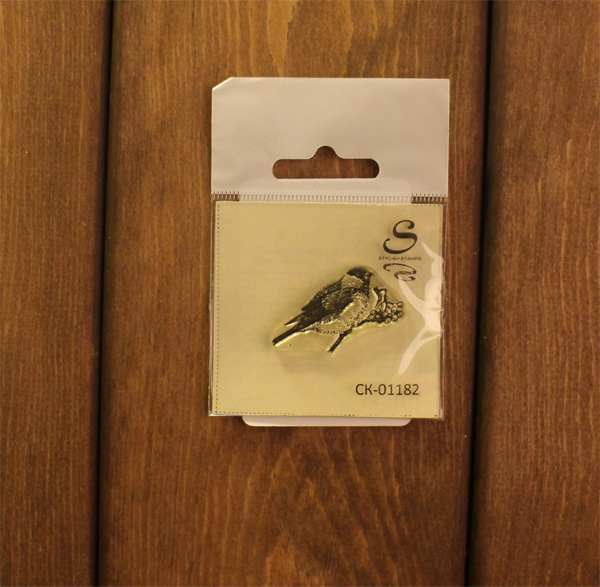 Штамп Stylish Stamps "Снегирь на рябине маленький"