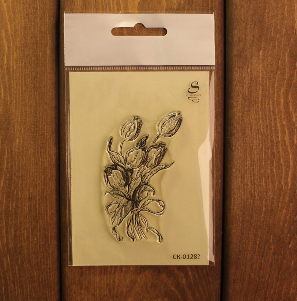 Штамп Stylish Stamps "Букет тюльпанов1"