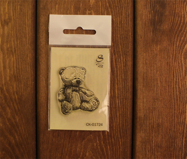 Штамп Stylish Stamps "Мишка Тедди лево"