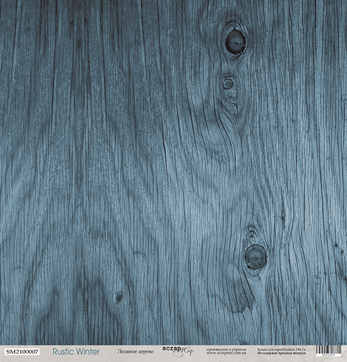 Бумага Scrapмир "Rustic winter", Ледяное дерево (SM145)