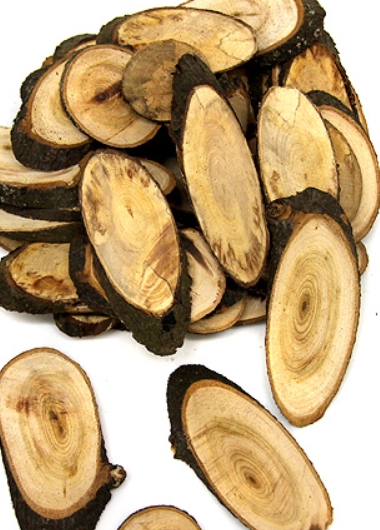 Деревянные спилы 3-6 см , 50 грамм