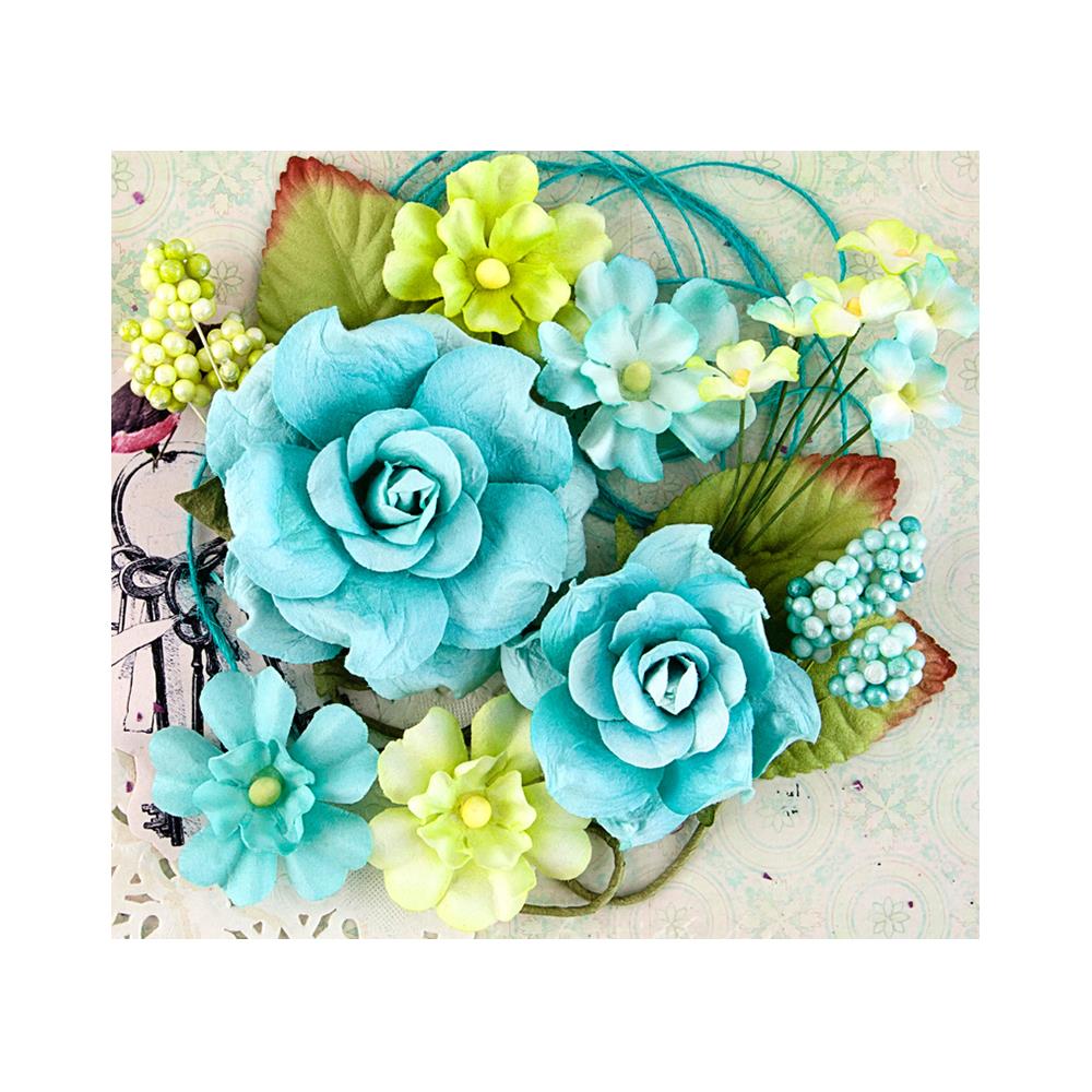 Набор цветов Prima "Royal Menagerie", Diana, голубые