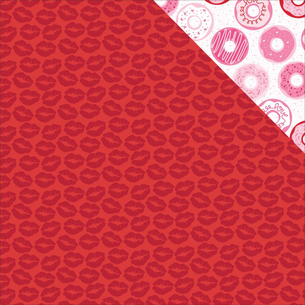 Двусторонняя бумага Bella BLVD "Valentina"Let's Kiss (Bella64)