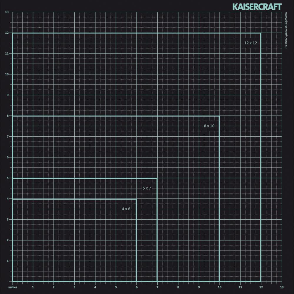 Коврик для резки 36 х 36 см Kaisercraft , чёрный