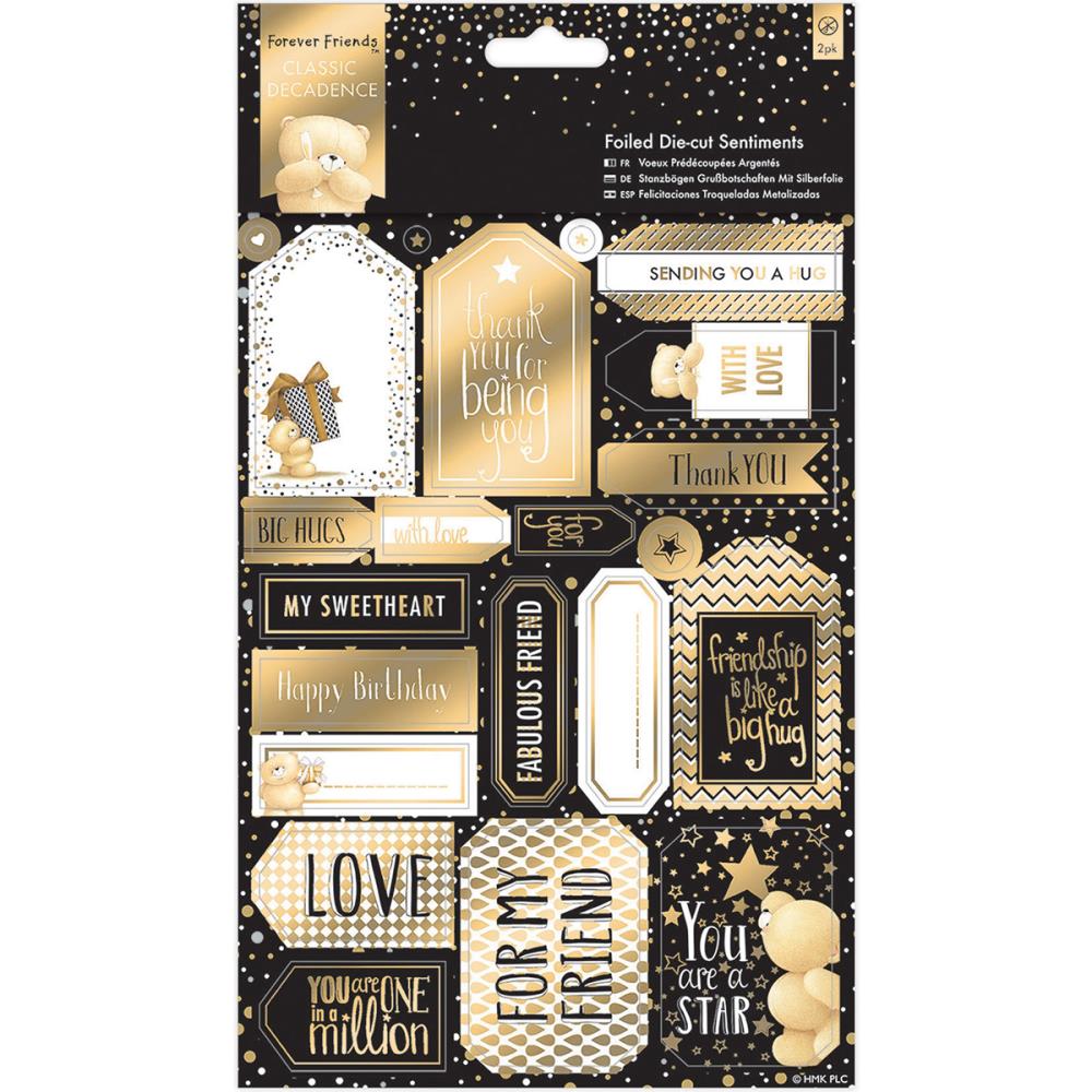 Вырубные элементы Docrafts "Forever Friends", 21 х 13 см