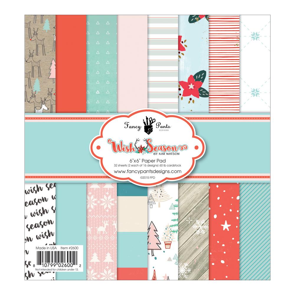 Набор бумаги 15 х 15 см Fancy Pants " Wish Season