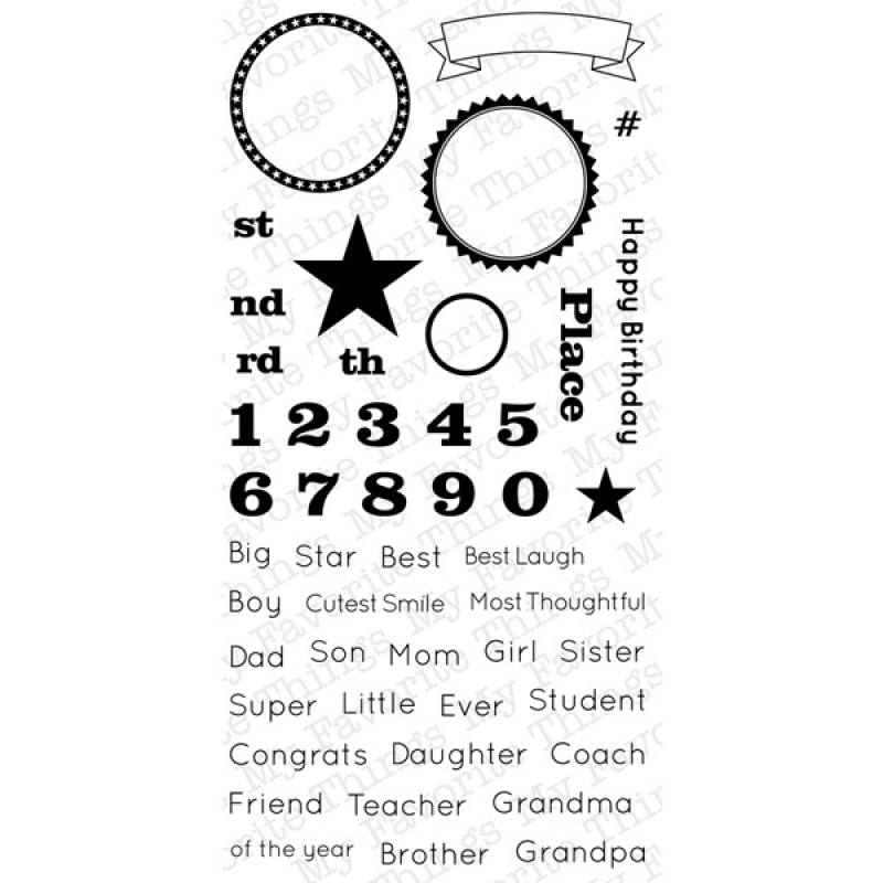 Набор штампов My Favorite Things"First Place