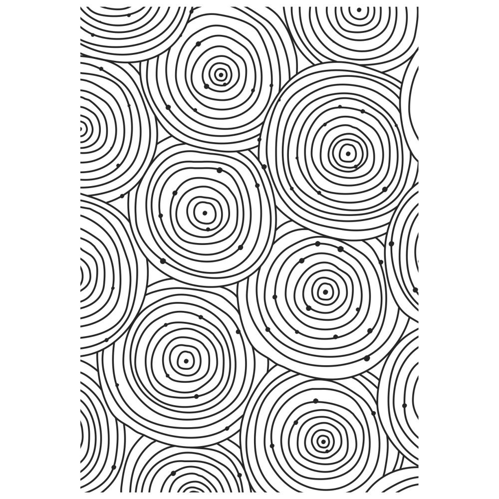 Папка для тиснения Kaisercraft "Кружочки"