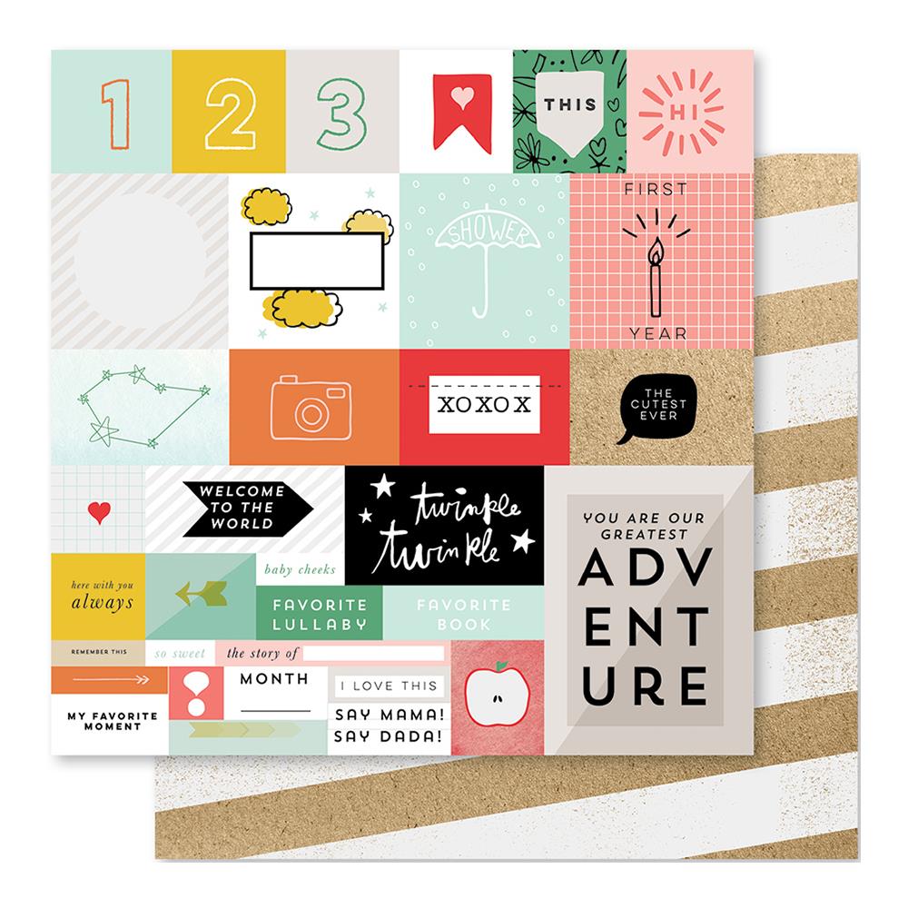 Двусторонняя бумага Studio Calico "Clara" Cut-Outs (SC52)