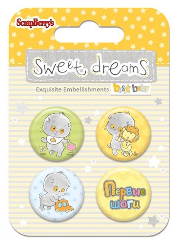 Набор фишек Scrapberrys "#1 Весёлое детство"