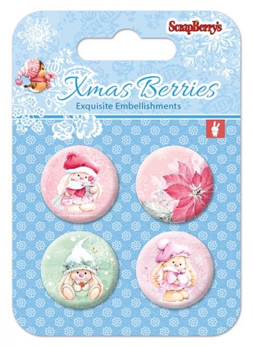 Набор фишек Scrapberrys "#3 Зимняя сказка"