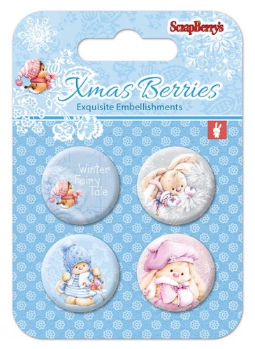 Набор фишек Scrapberrys "#4 Зимняя сказка"