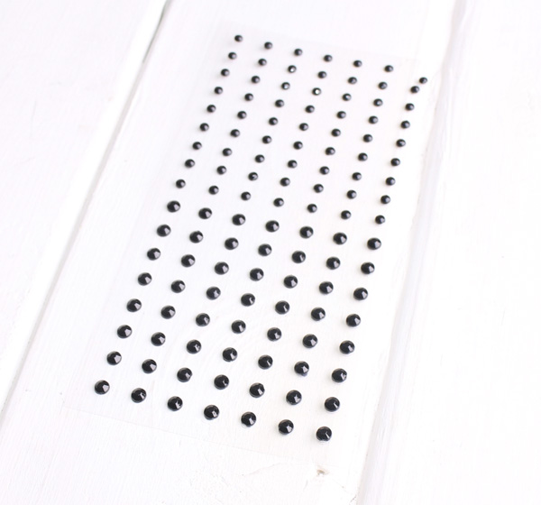 Набор самоклеющихся страз MrPainter , чёрные