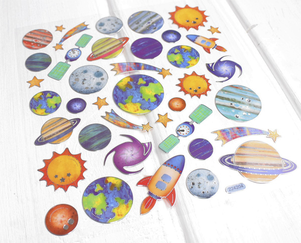 Наклейки MrPainter "Космос",15 x 16 см