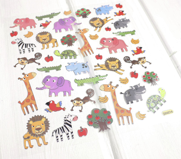 Наклейки декоративные MrPainter "Зверята"