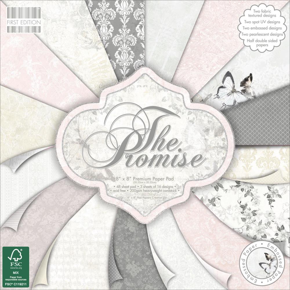 Набор бумаги 20 х 20 см Trimcraft "The Promise"
