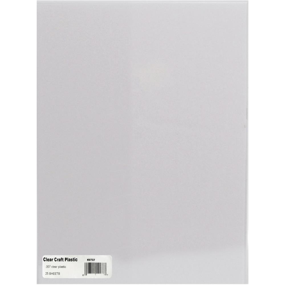 Лист тонкого пластика 21 х 28 см