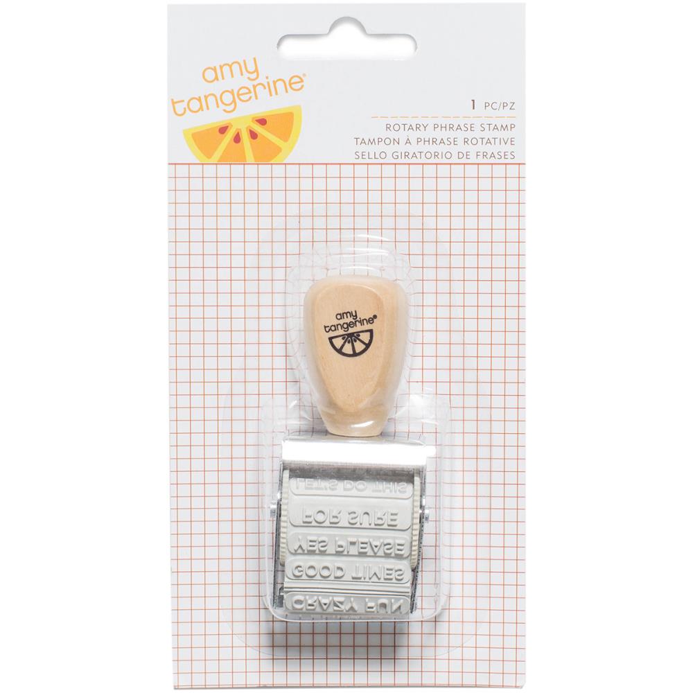 Штамп American Crafts поворотный "Фразы" by Amy Tangerine