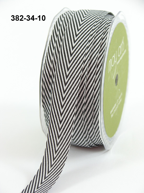 Лента May Arts "Твил". Цвет чёрный