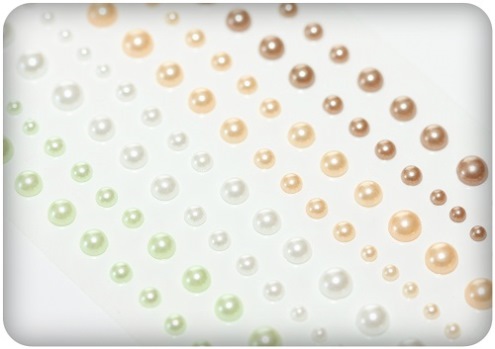 Клеевые полужемчужинки Scrapberrys "Свадьба 2"