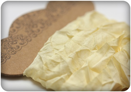 Шебби лента Scrapberrys 1,5 см Нежно-жёлтый