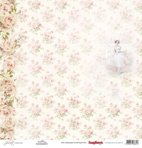 Бумага Scrapberrys " Джульетта" Балерина (SB619)