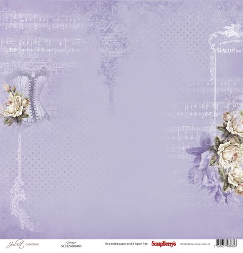 Бумага Scrapberrys " Джульетта" Грация (SB623)