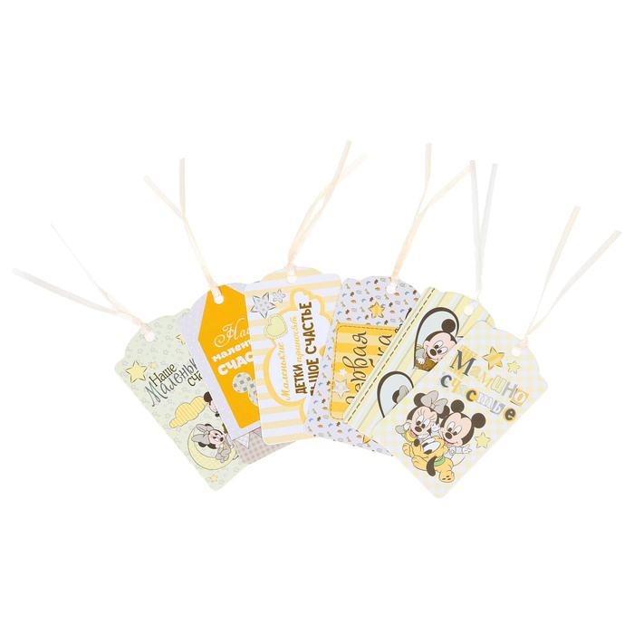 Набор тегов Disney "Мамино счастье": Микки Маус, Дисней бэби