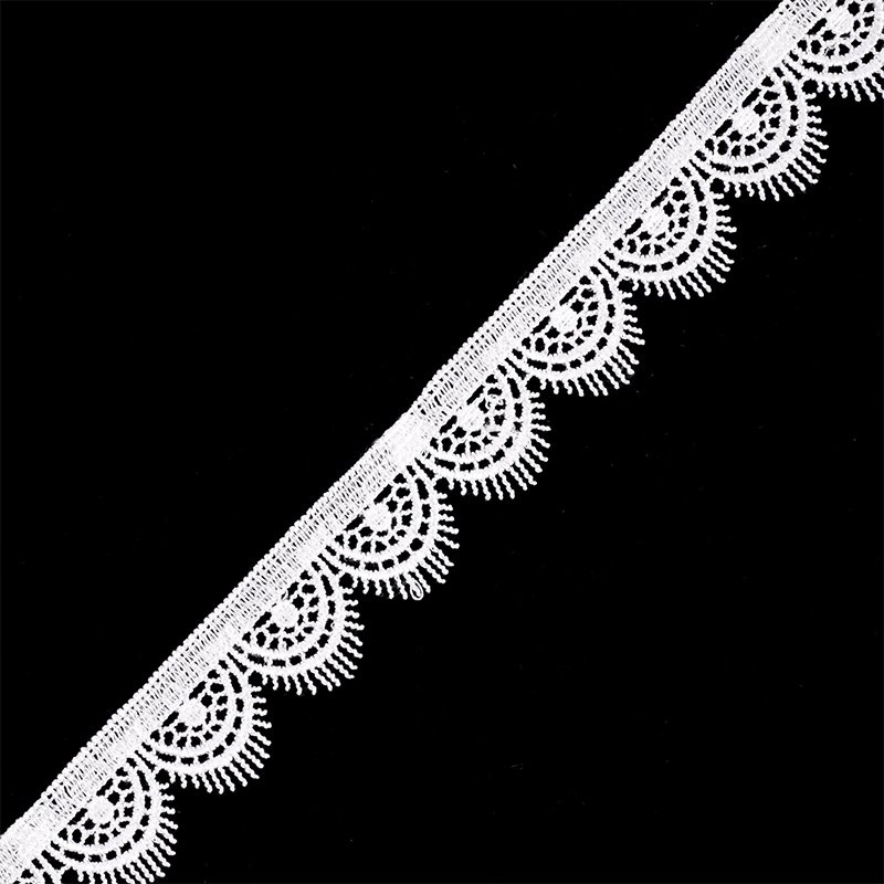 Гипюр кружевной 2,5 см, цвет белый
