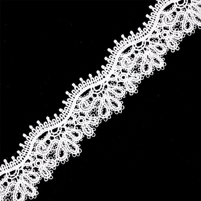 Гипюр кружевной 4 см, цвет белый