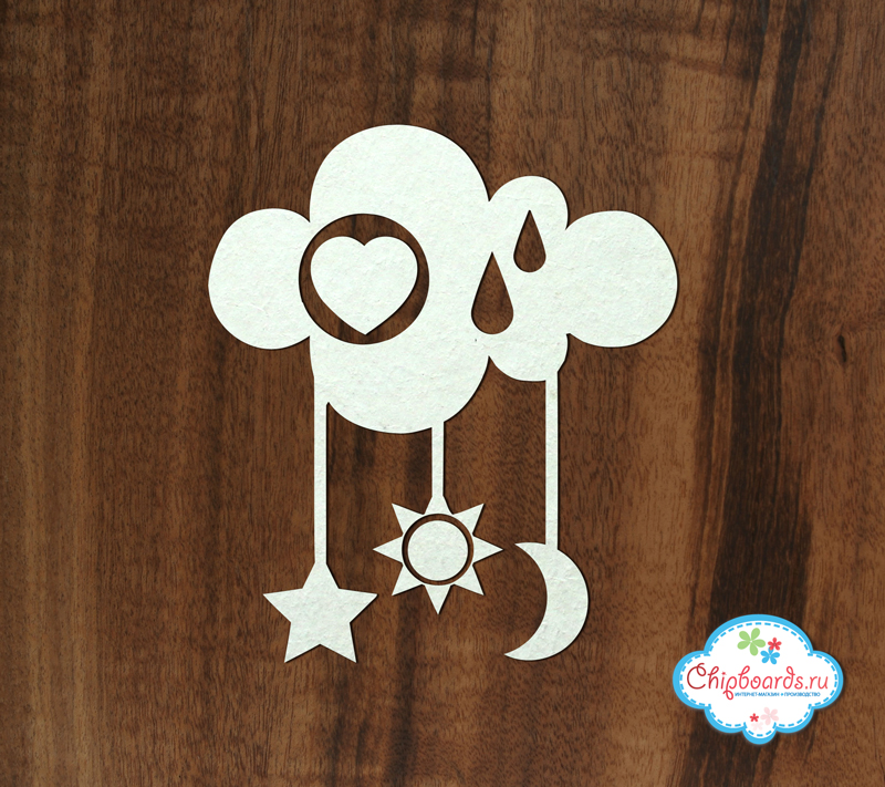 Чипборд Chipboards "Мобиль "День Ночь""