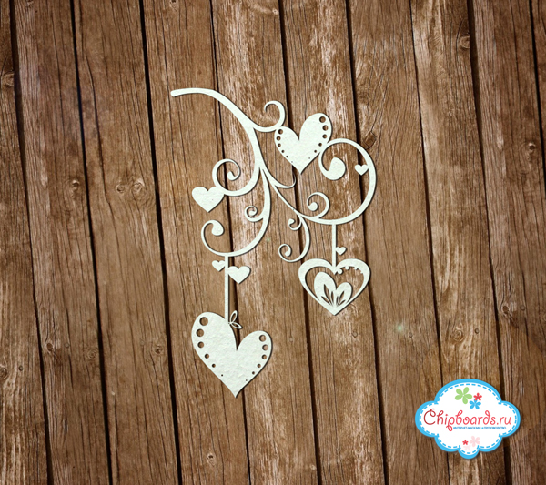 Чипборд Chipboards "Гирлянда "Свадебная" "