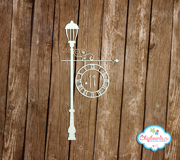 Чипборд Chipboards "Винтажный фонарь "