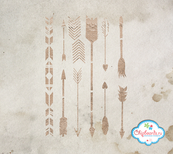 Трафарет Chipboards "Стрелы"