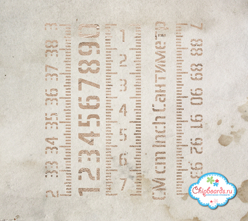 Трафарет Chipboards "Линейка"