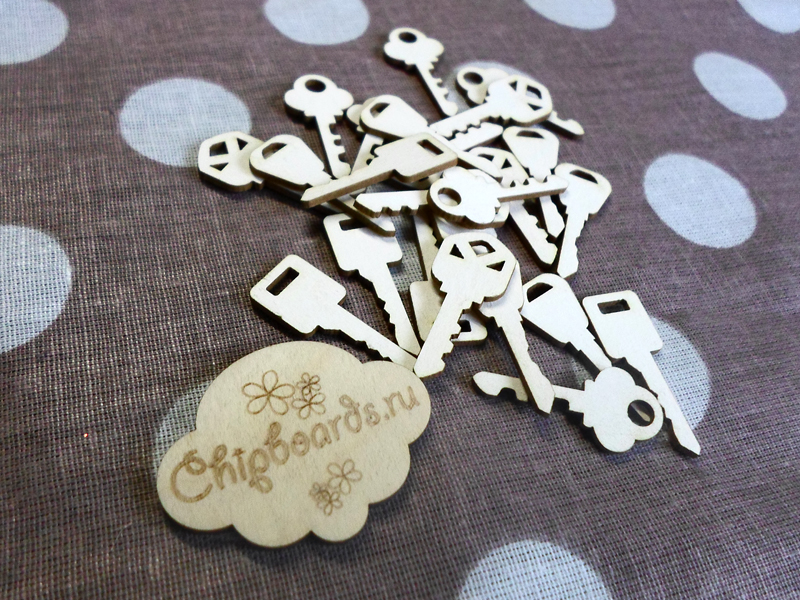Чипборд Chipboards "Коллекция "Small Parts". Ключики