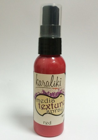Текстурный спрей Karaliki, цвет красный