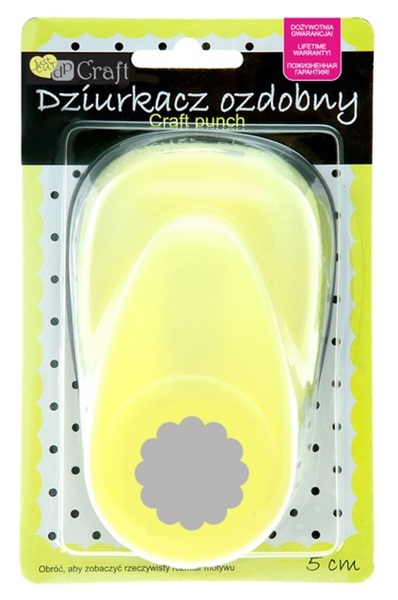 Дырокол фигурный 5 см DPCraft "Круг-гребешок"