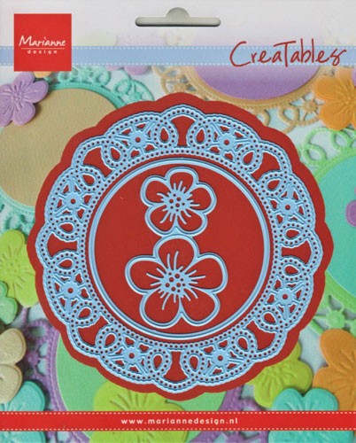 Ножи для вырубки Marianne Designs "Цветочная салфетка 0388"