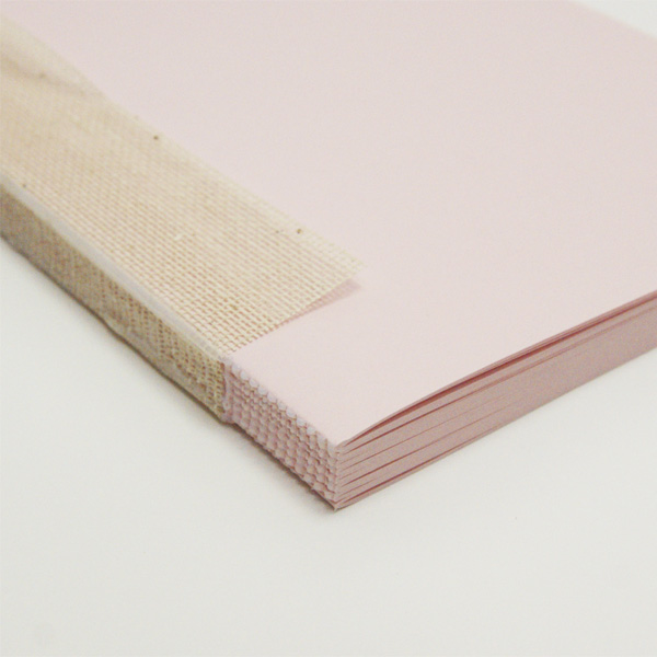 Блок внутренний для блокнота А5, 80 г/м2, цвет светло-розовый
