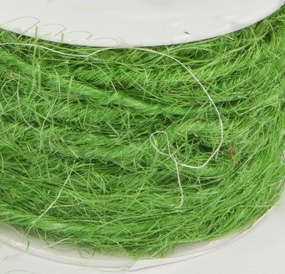 Шнур сизалевый 3 мм, цвет зелёный