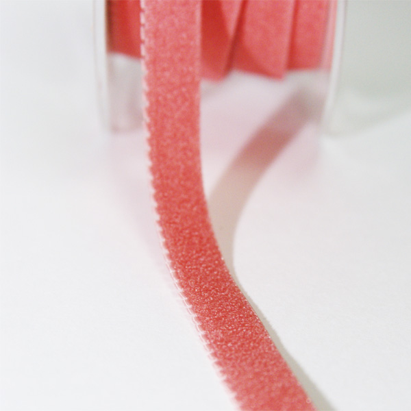 Резинка для блокнотов 10 мм с фигурным краем, цвет коралловый