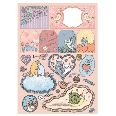 Бумага для вырезания MrPainter "Мур-мур".