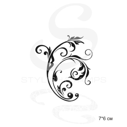 Штамп Stylish Stamps "Завиток 01210"