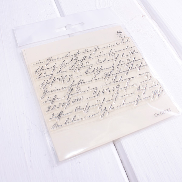 Штамп Stylish Stamps "Рукописный текст № 9"