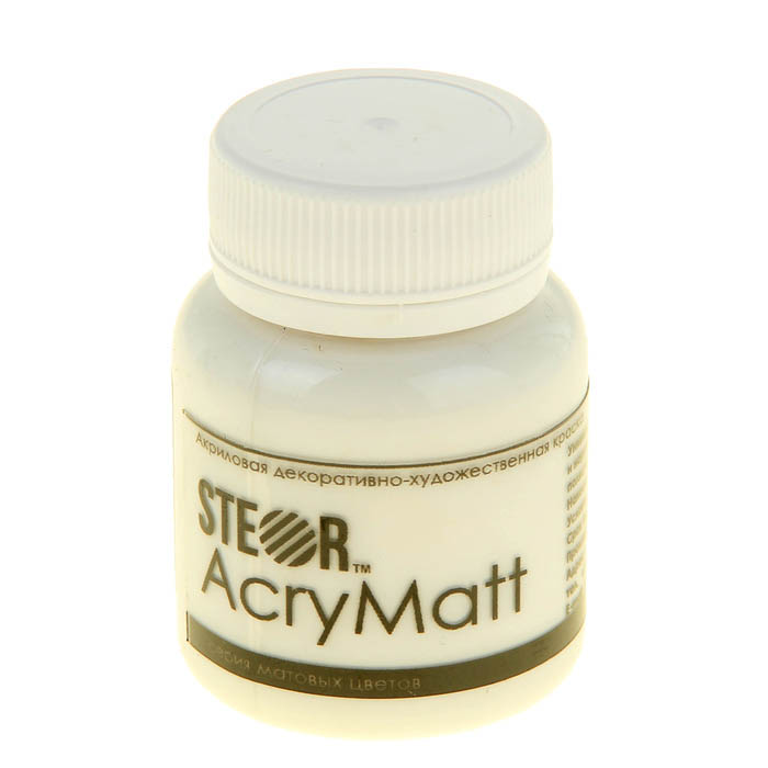 Акриловая краска STEOR AcryMatt "Белый матовый"