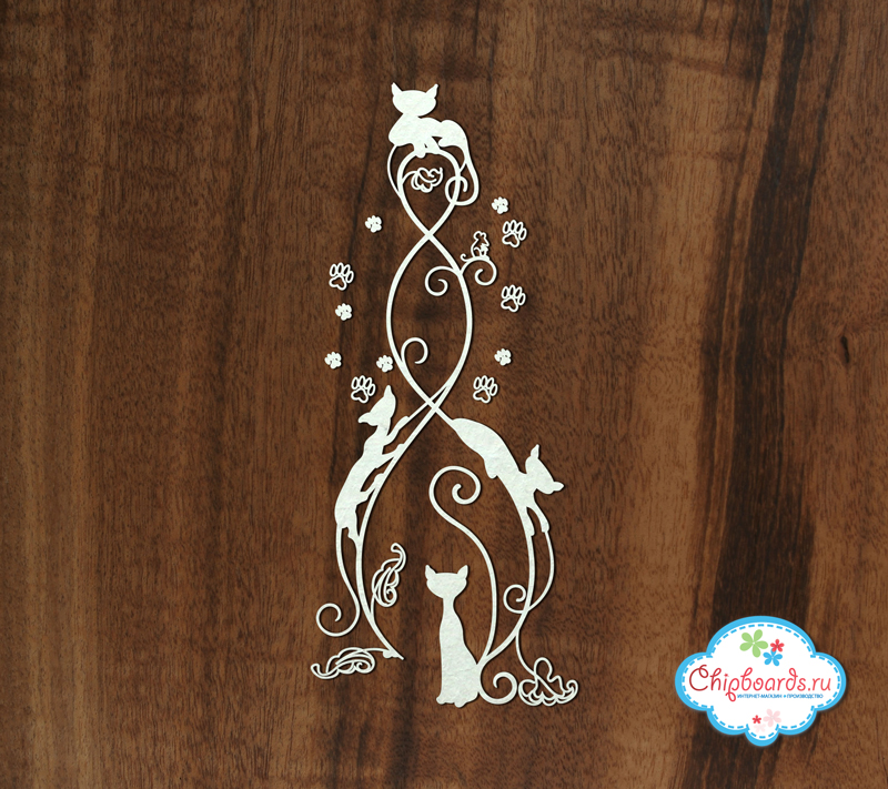 Чипборд Chipboards "Мягкие лапки"