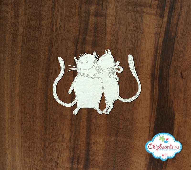 Чипборд Chipboards " Кошкин "Дом-2"