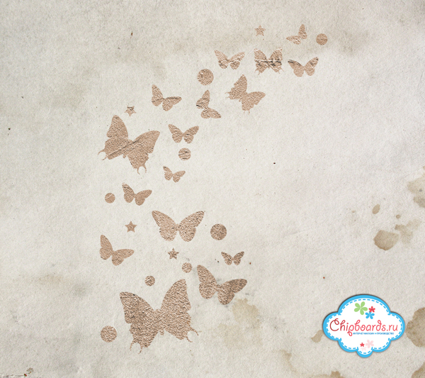 Трафарет Chipboards "Бабочки"